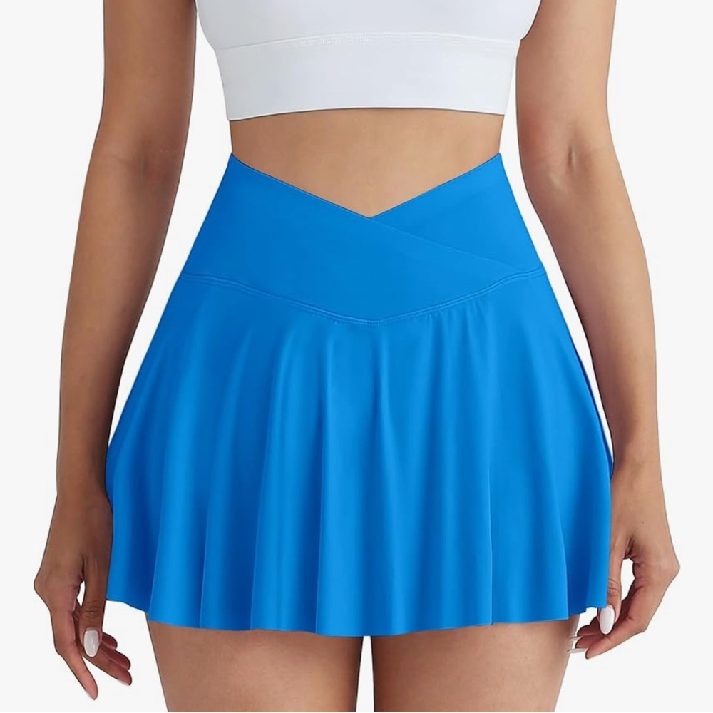 Vibrant Blue Skater Skirt